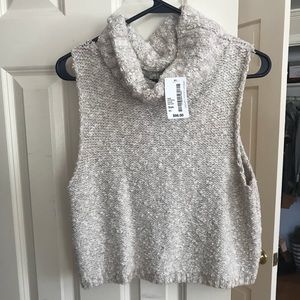 Free people cropped turtleneck sweater